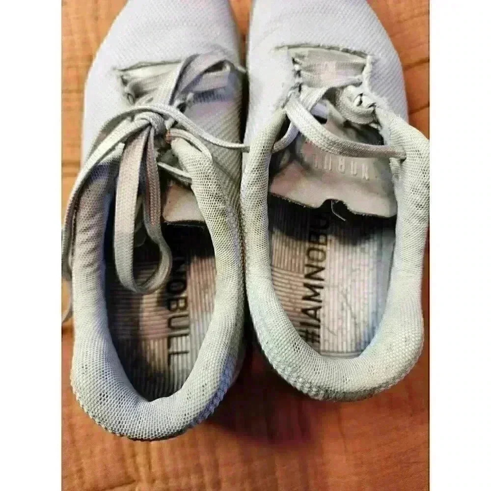 No Bull NOBULL Super Fabric Trainer Athletic Shoes Gray/Stripe Sz 10M / 11.5W - Picture 8 of 10